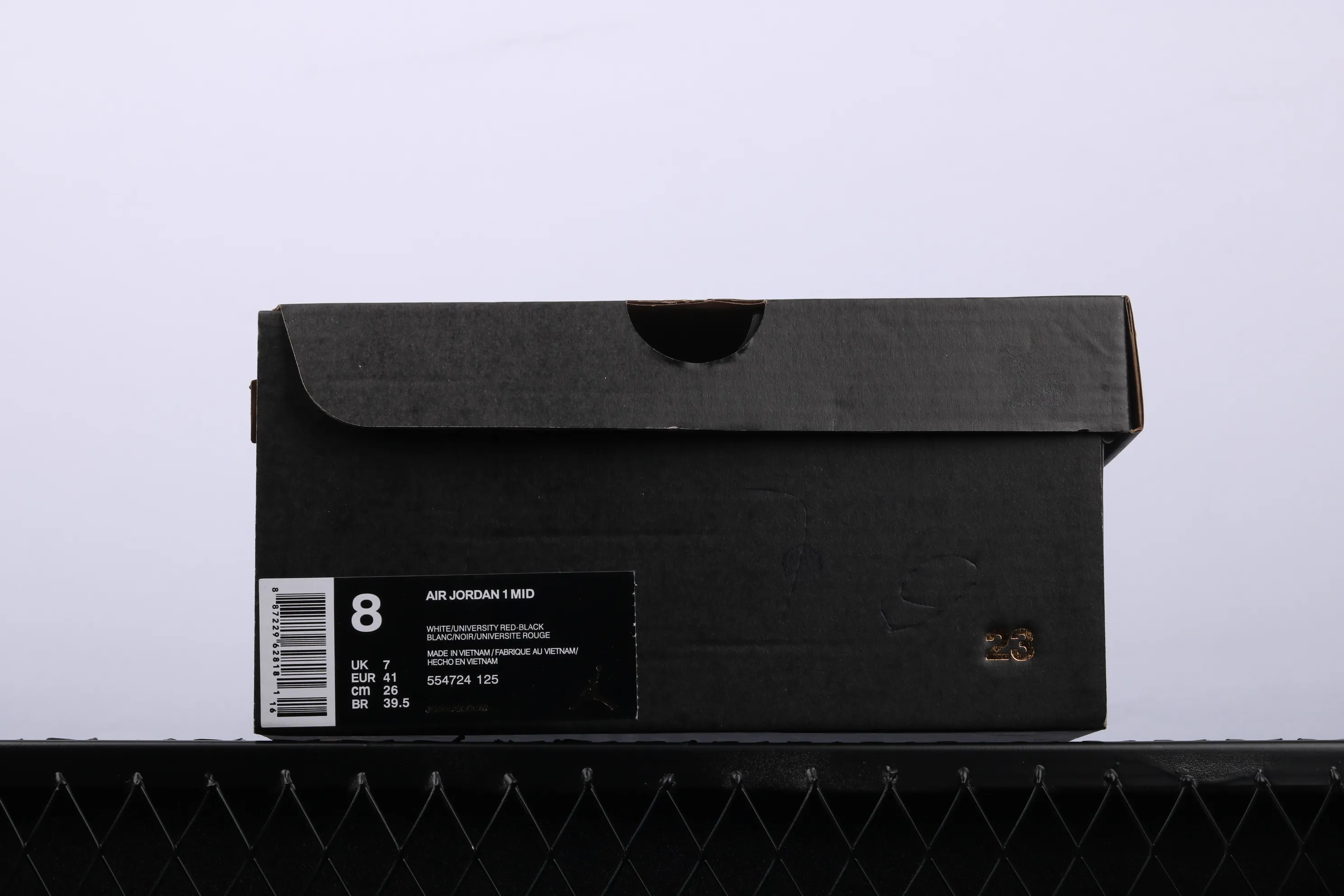 All categories Air Jordan Jordan series basketball shoes Air Jordan 1 Mid Air Jordan 1 Mid four-color stitching toe mid-top full toe layer authentic 554724-125